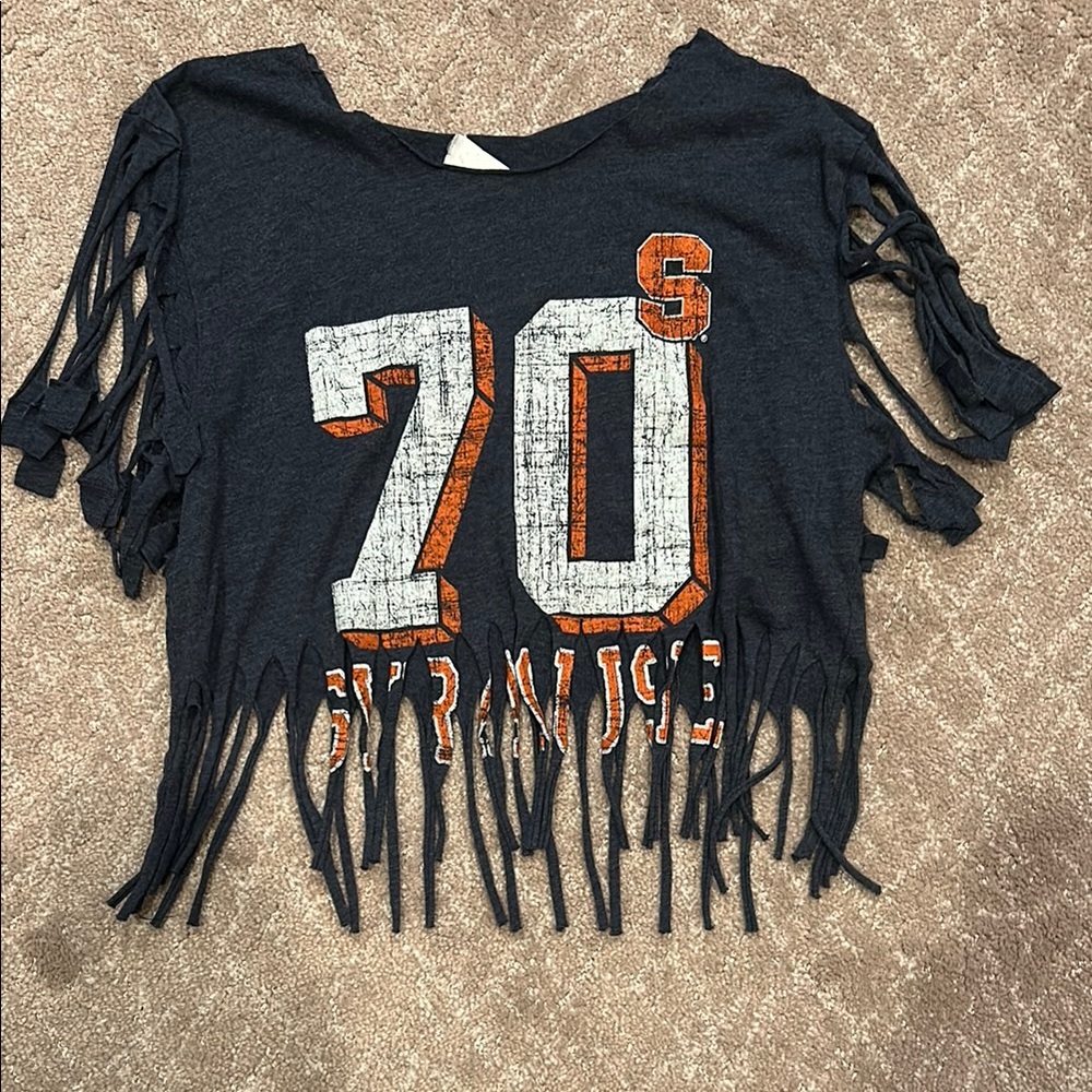 Fringed Syracuse juniors  Shirt